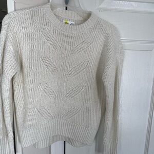 Epic Threads Ivory Knit Sweater